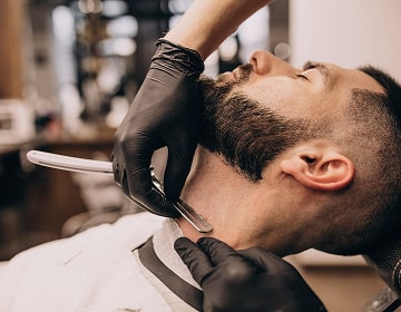 Baard trimmen of scheren