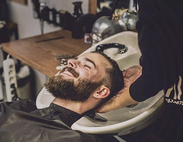 Geheel met mes scheren